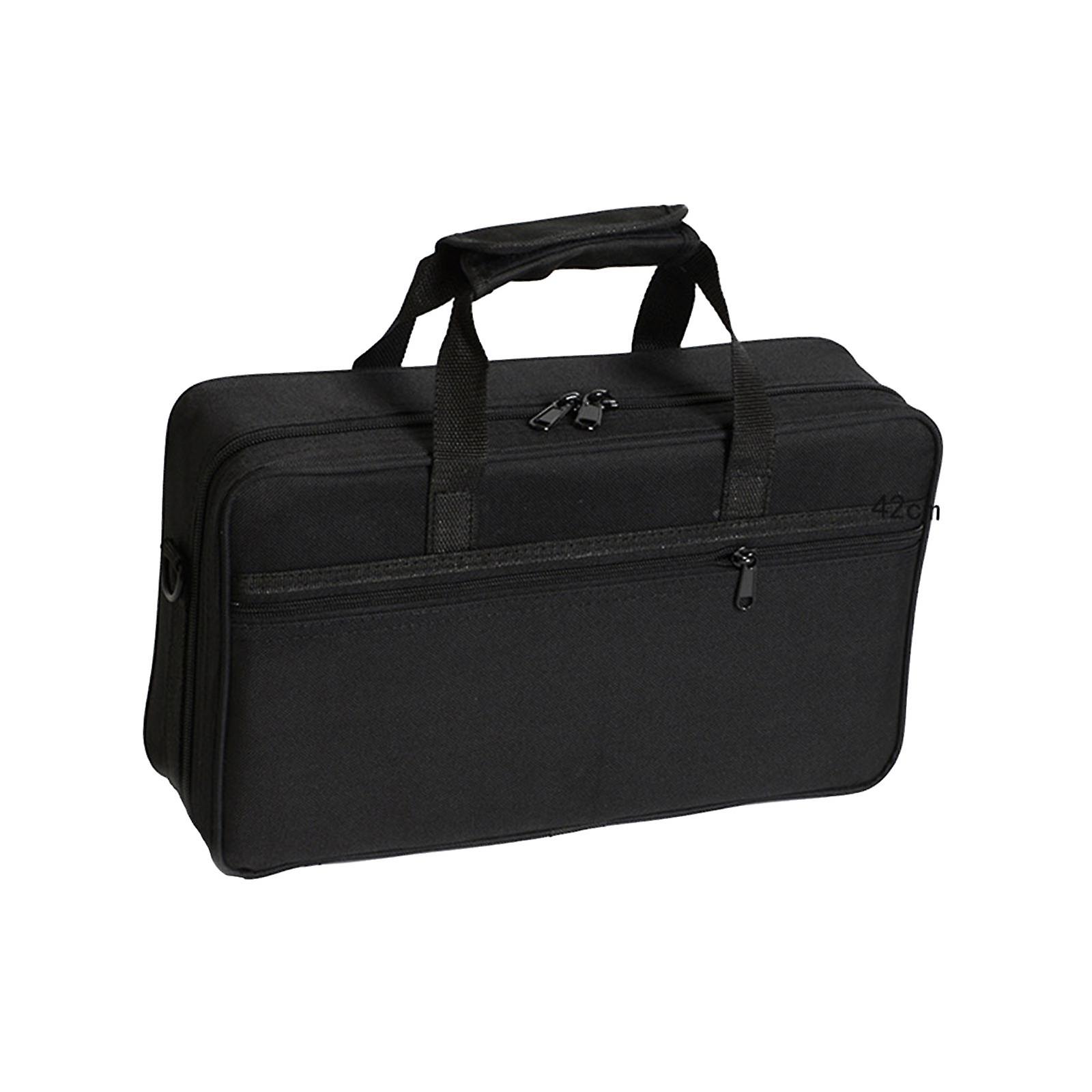 Clarinet Case Clarinet Gig Bag with Compartments Comfortable Clarinet Storage Bag Oxford Cloth for Stage Instrument Accs Part