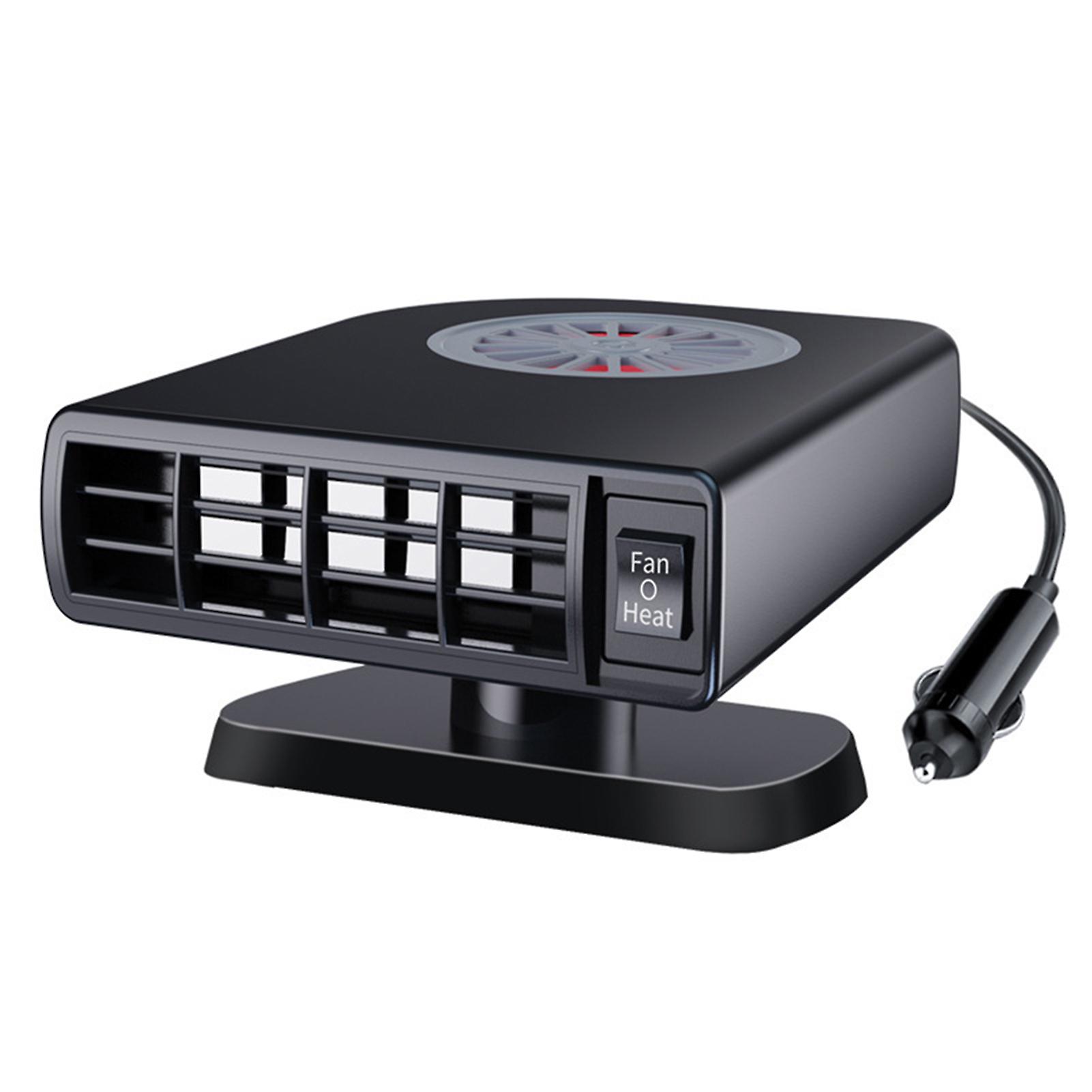 Portable Car Heaters Safety Energy Saving Self Adhesive 360-degree Rotating Car Heaters 2 in 1 Deforster Defoger