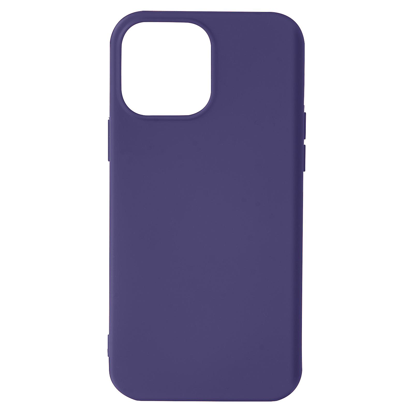Coque iPhone 13 Pro Silicone Semi-rigide Finition Soft-touch violet