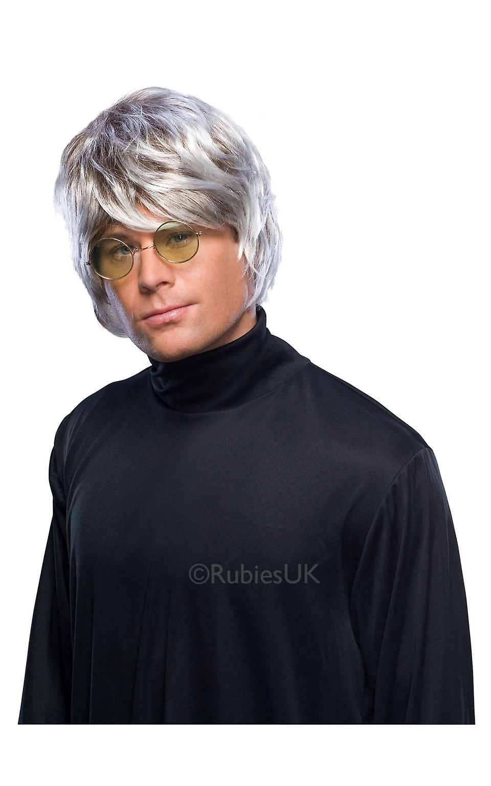 Peluca Pop Star Gris 50590ns