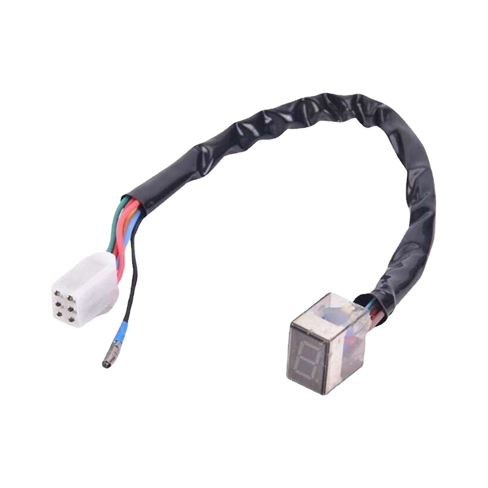 Speedometer Shifts Lever Transducer Motorcycle Gear Indicator 32.5cm Instrument Gauge Waterproof Systems 5 Speed LED Digital