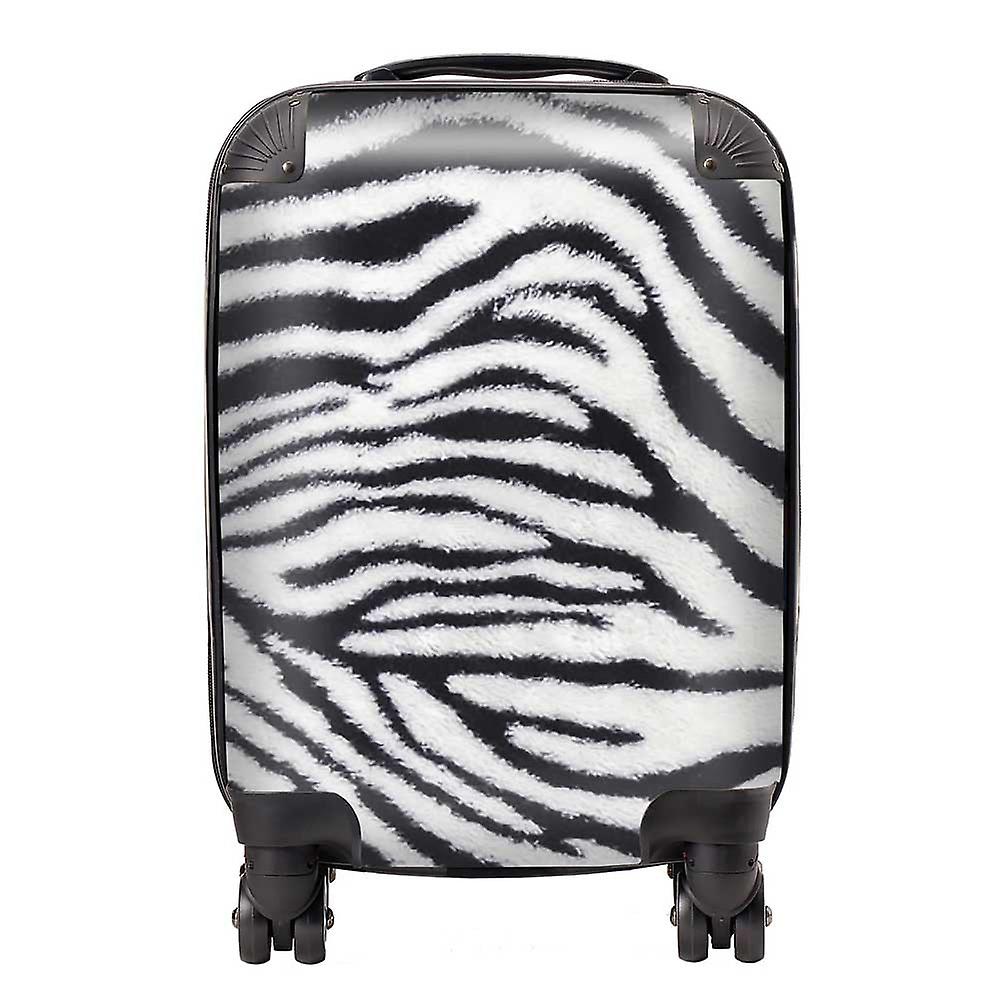 Zebra Texture Pattern Suitcase