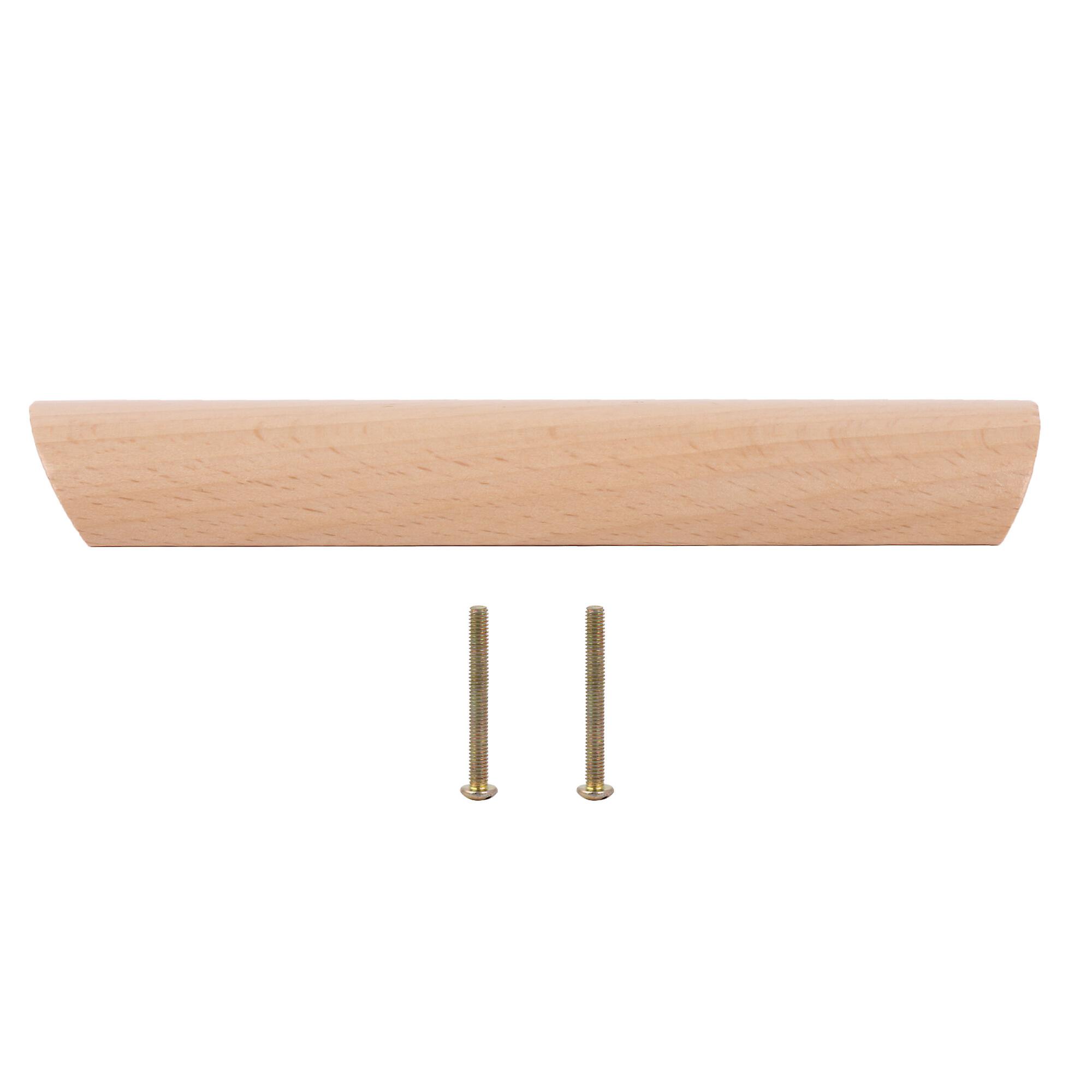 6.1Inch Length Solid Wood Cabinet Pulls Handles w/ Scrwe for Drawer Cabinet