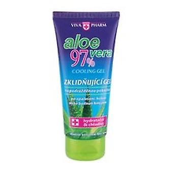 Vivaco - VivaPharm Aloe Vera Cooling Gel - Beruhigendes Kühlgel nach dem Sonnenbaden, Rasieren und Insekten