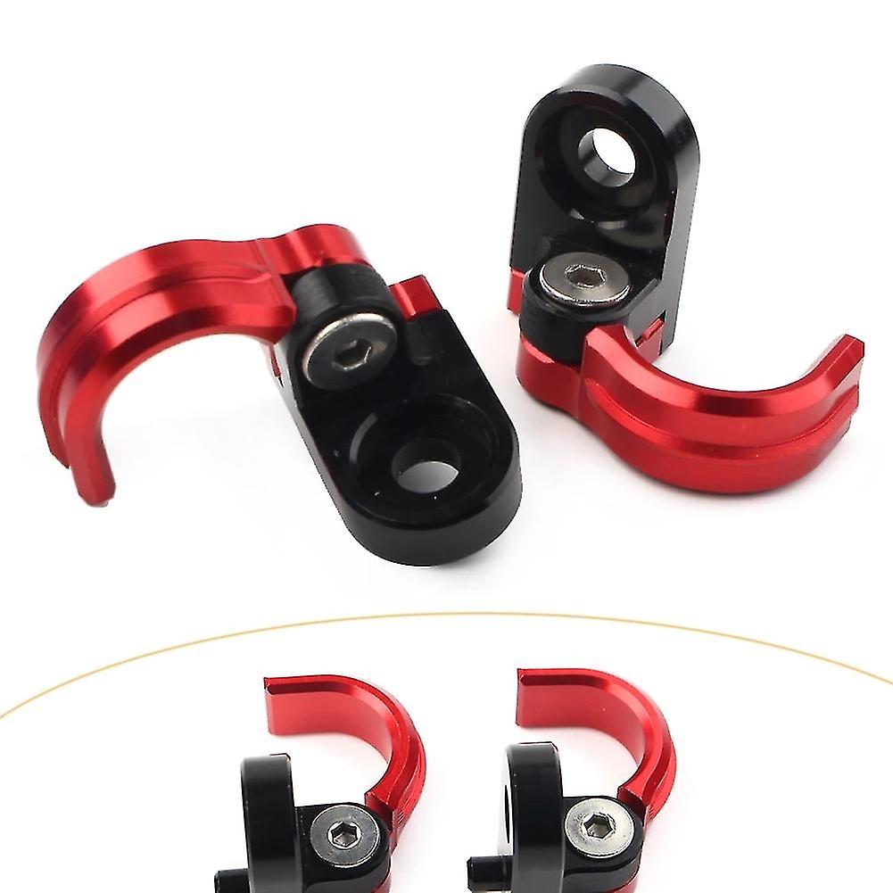 2pcs Red Motorcycle Brake Line Hose Clamp Snap For Xr400r Trx400ex 1999-2004 Xr650r 2000-2007