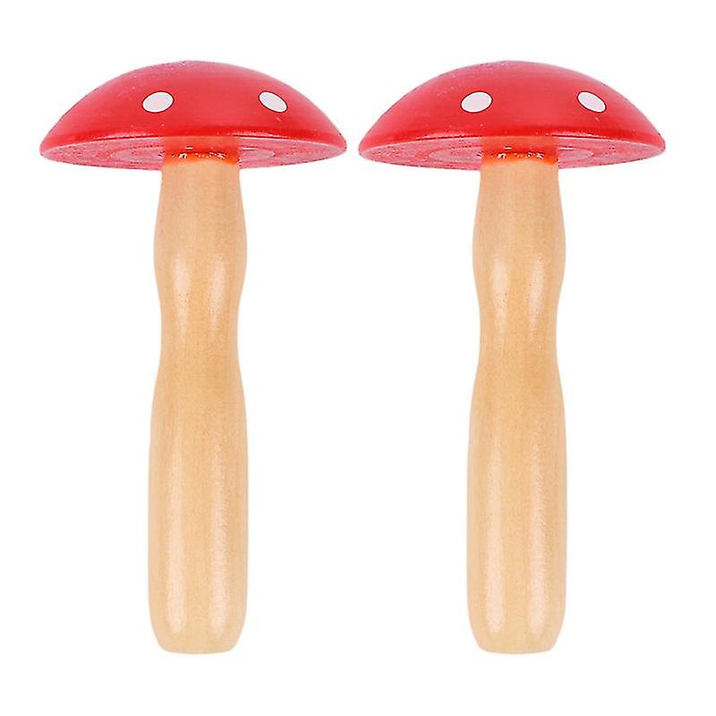 2pcs Wood Darning Mushroom