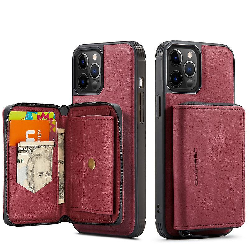 Compatible With Iphone 14 Pro Max/15 Pro Max Case Wallet With Card Holder,Rfid Blocking Leather Protective zipper Shockproof Mobile Phone Cases