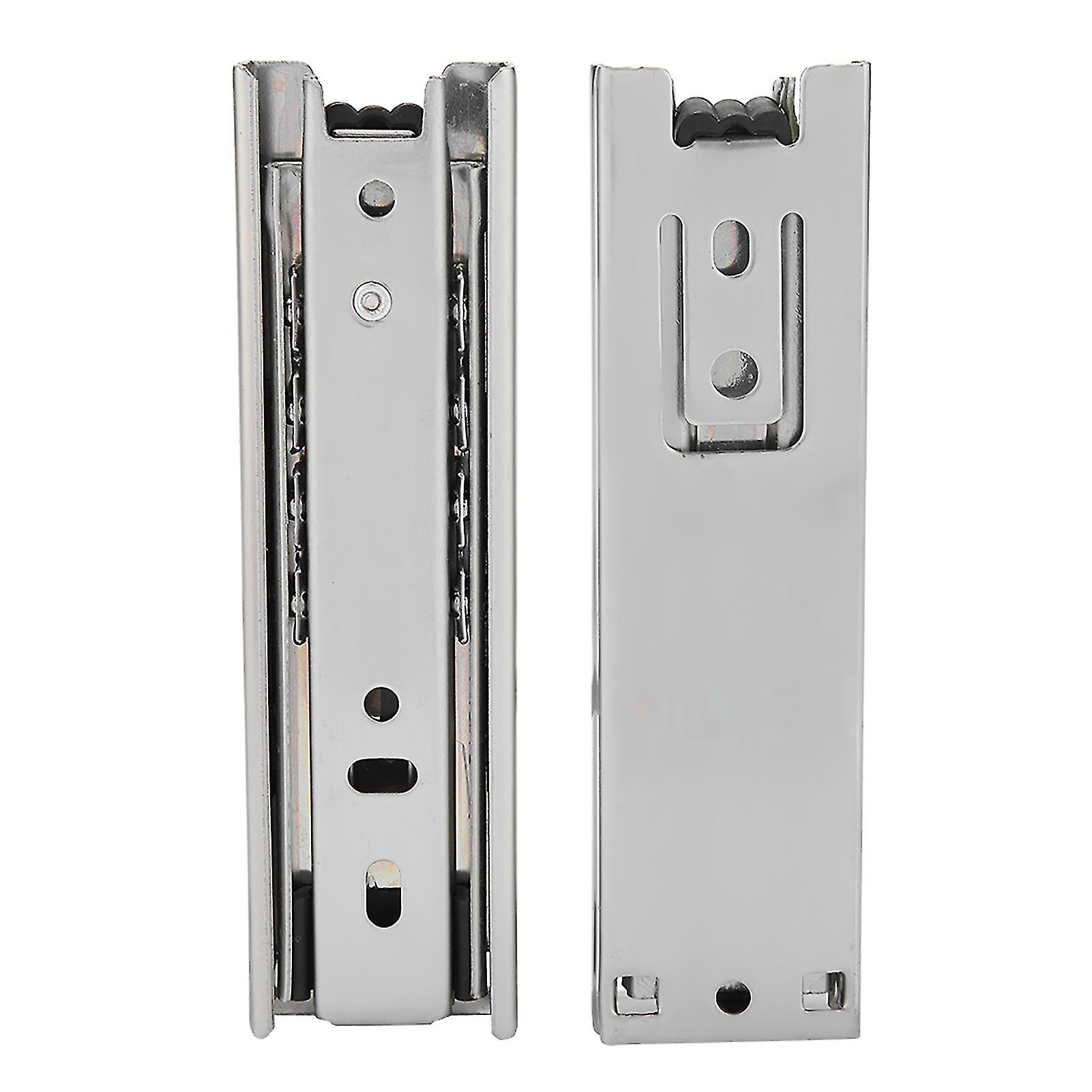 2pcs 5in Mini Short Drawer Slides Furniture Guide Rail Full Extension Kitchen Cupboard Hardware