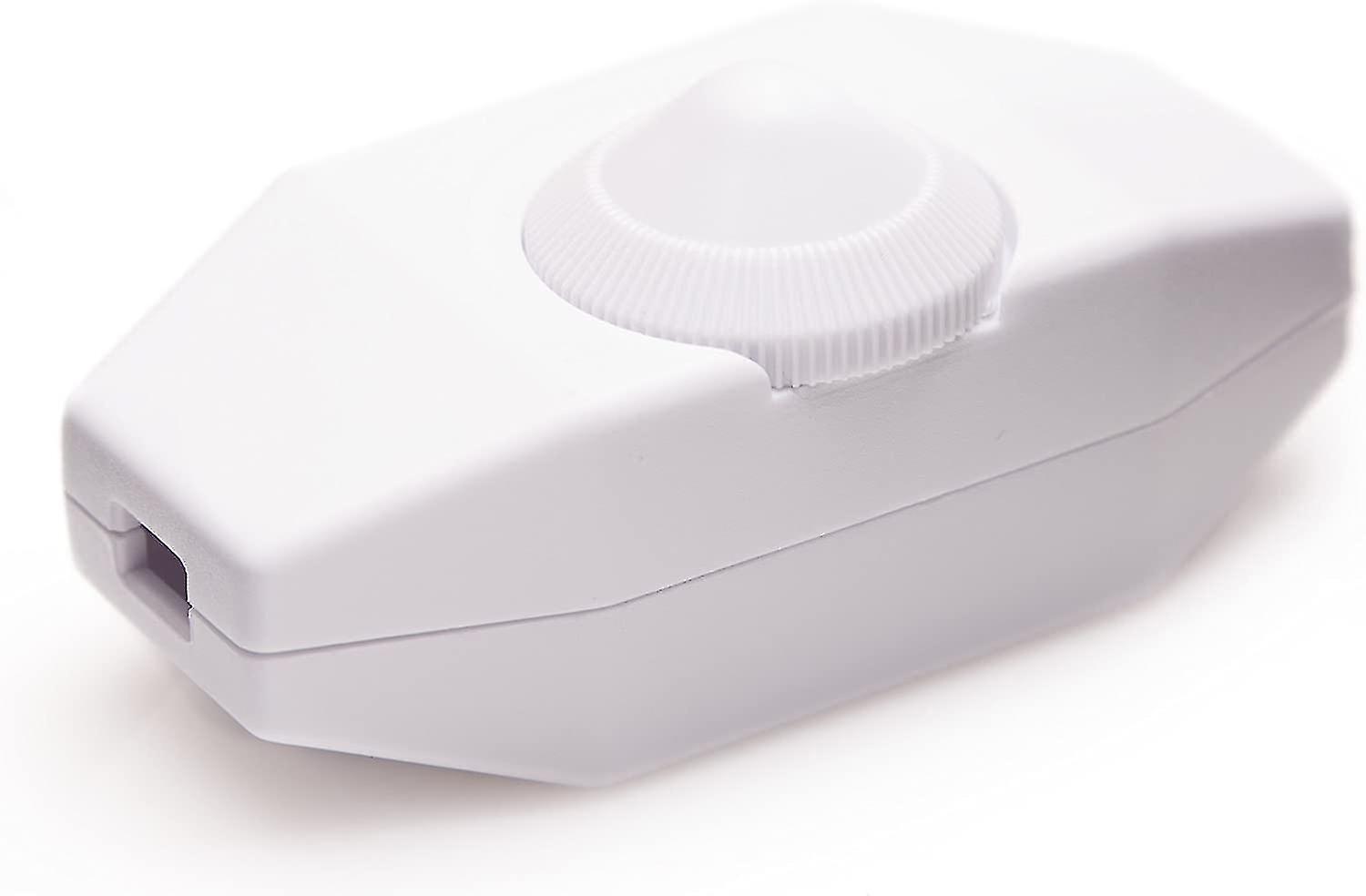 Dimmer de luz, interruptor rotativo com cabo branco 220-230v, botão de pressão para led regulável