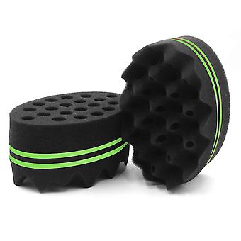 ירוק 2 חבילת ספוג מקרופורוס מברשת ספוג מספוג אפריקאי שיער x7793