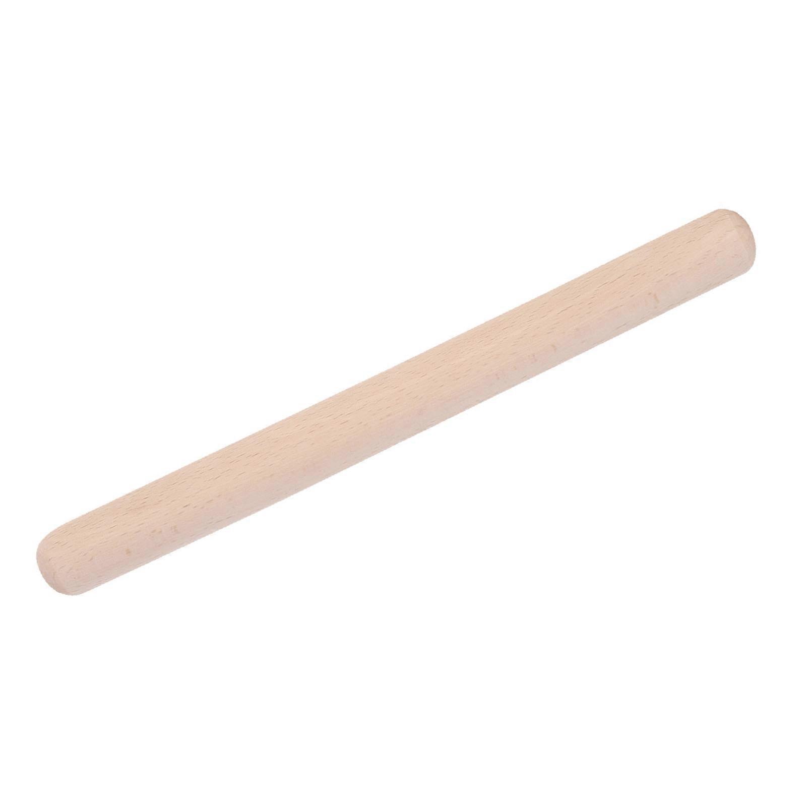 Solid Wood Rolling Pin 39cm Durable Wooden Baking Tool