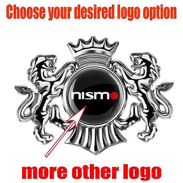 חדש 3D כתר אריה מכונית פנדר מתכת סמל תג מדבקת מדבקה עבור Ssangyong ActYon טיבולי Korando Rodius rexton אביזרים לרכב