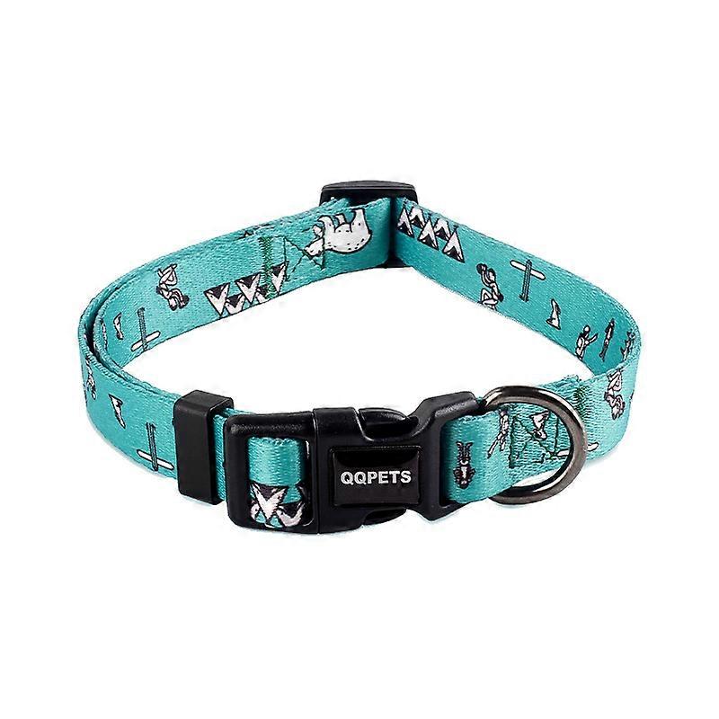 Bear Designer Dog Collar in Bluepale, Small