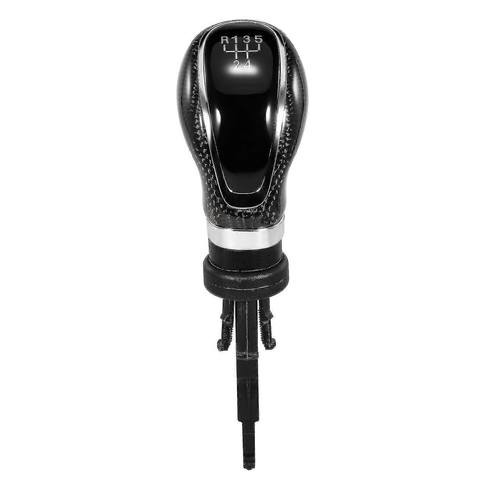 Black gear shift knob manual 5-speed carbon fiber replacement for buick excelle gt/xt opel astra 55565904