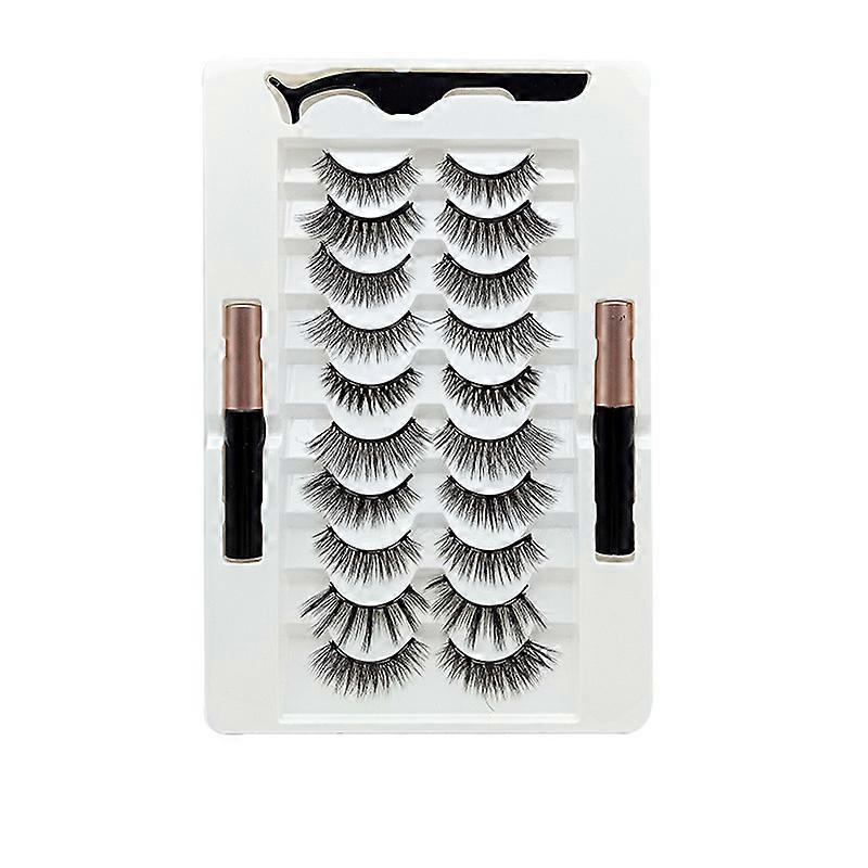 Striped Magnetic False Eyelashes