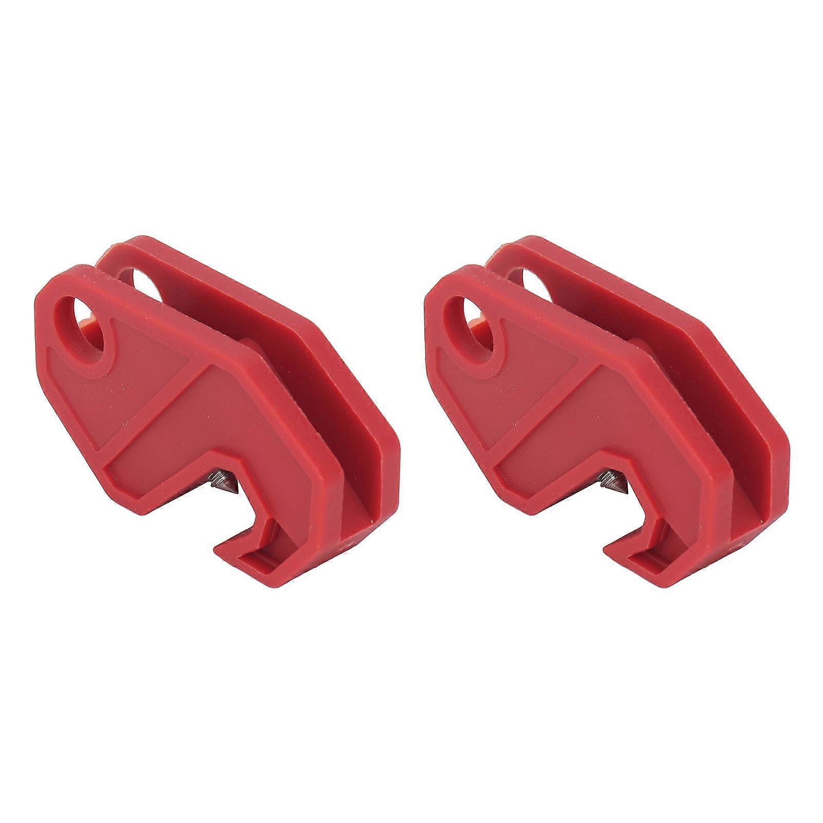 2pcs Circuit Breaker Lockout Electrical Energy Isolation Safety Circuit Breaker Lockout Device