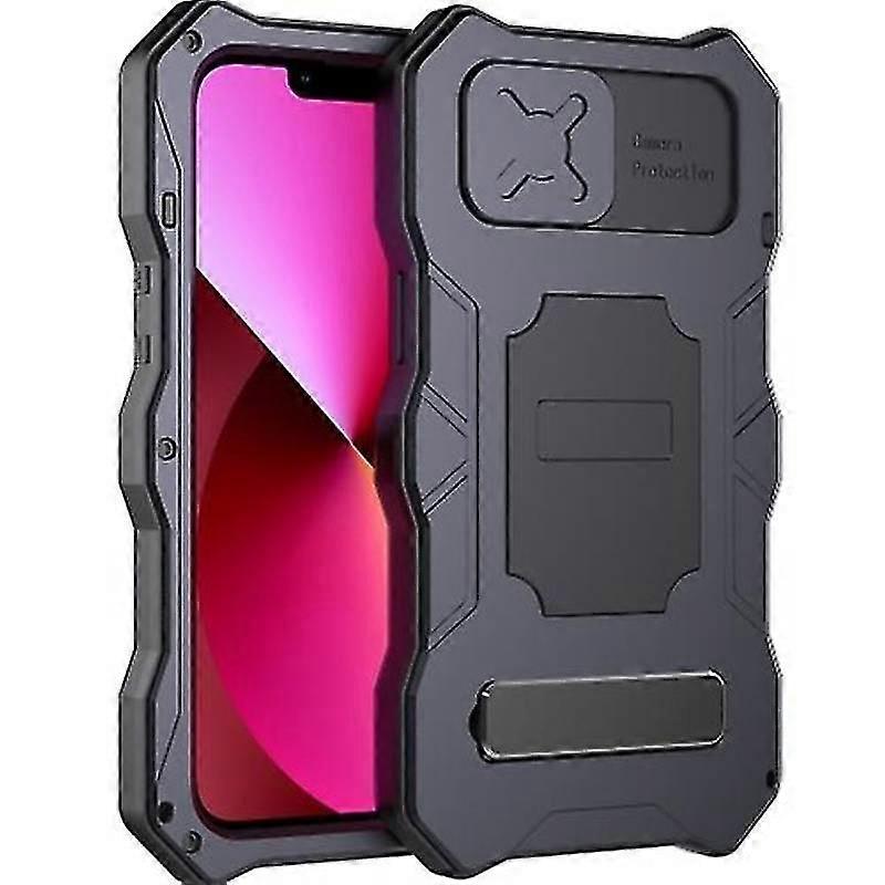 Iphone 13 Coque en métal avec support