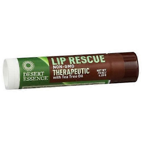 Desert Essence 唇部修复茶树油润唇膏,0.15 盎司