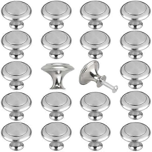 20pcs Kitchen Cabinet Knobs Pulls, Brushed Nickel Cabinet Knobs, Eeekit Drawer Dresser Handles Cabinet Door Knobs, Kitchen Cabinet Hardware Wit