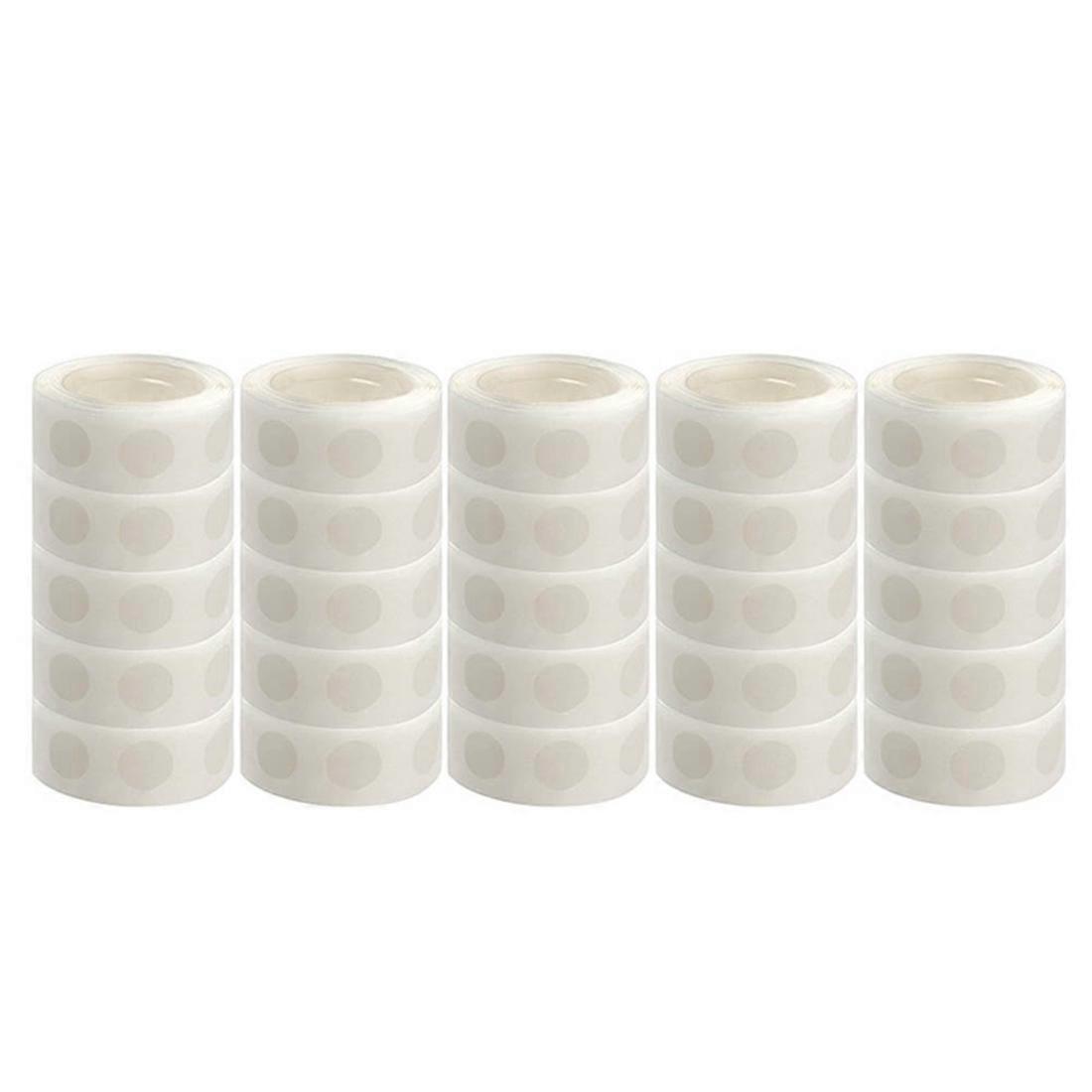 25 Rolls Glue Point Clear Balloon Glue Removable Adhesive Dots Double Sided Dots Glue Tape for Ball