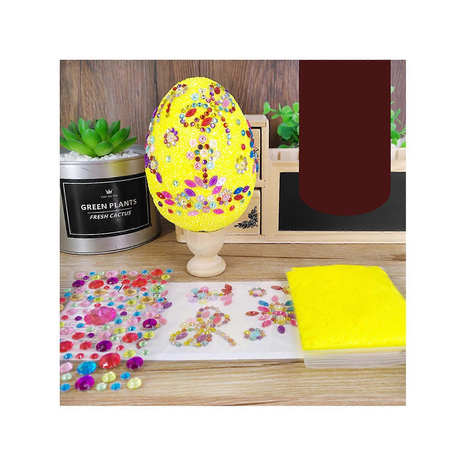  DIY Easter Diamond Egg Set Handmade Diamonds Crafts Material Kit Accessory