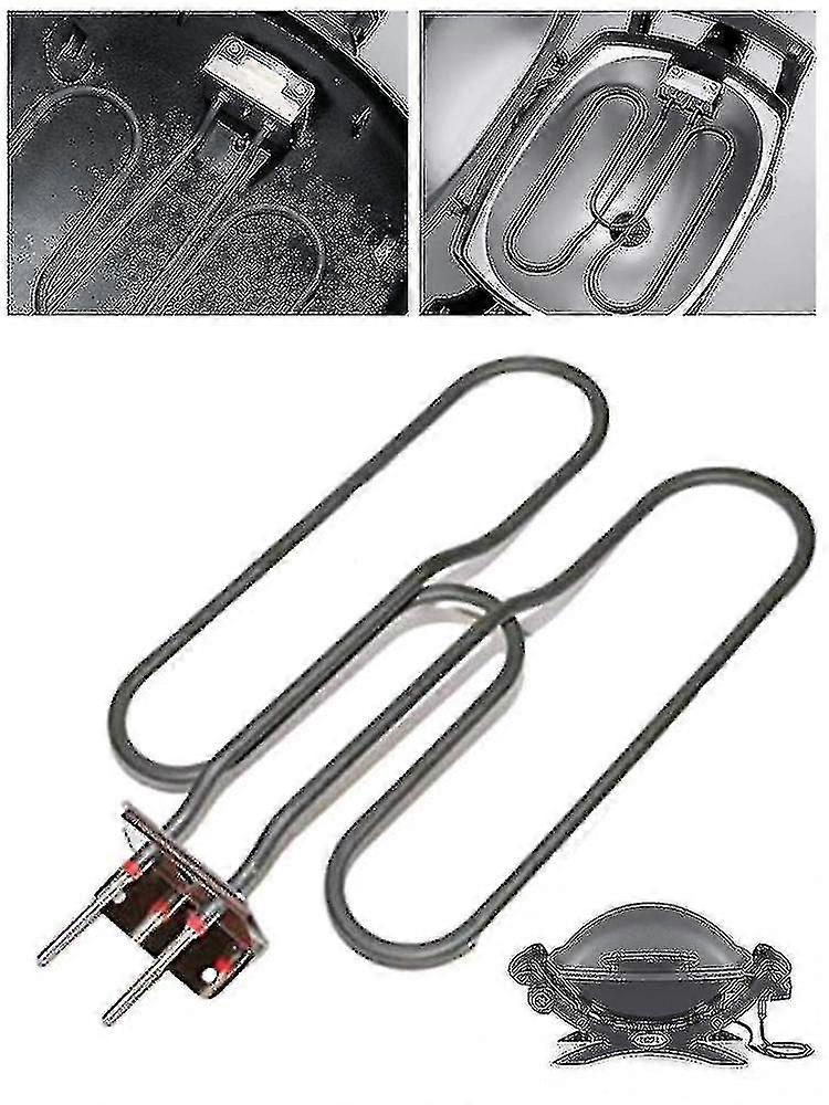 2024 220v 1200w Kit de remplacement de l’élément chauffant du gril pour Q140 Q1400 65620 80342 Ft