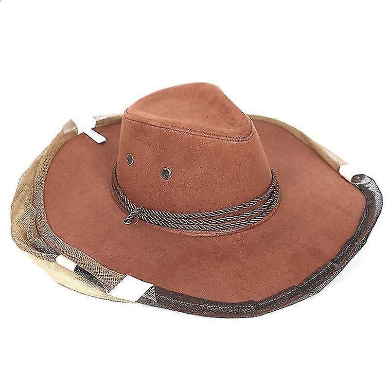 Beekeeping Beekeepers Cowboy Hat Mosquito Bee Insect Head Net Veil