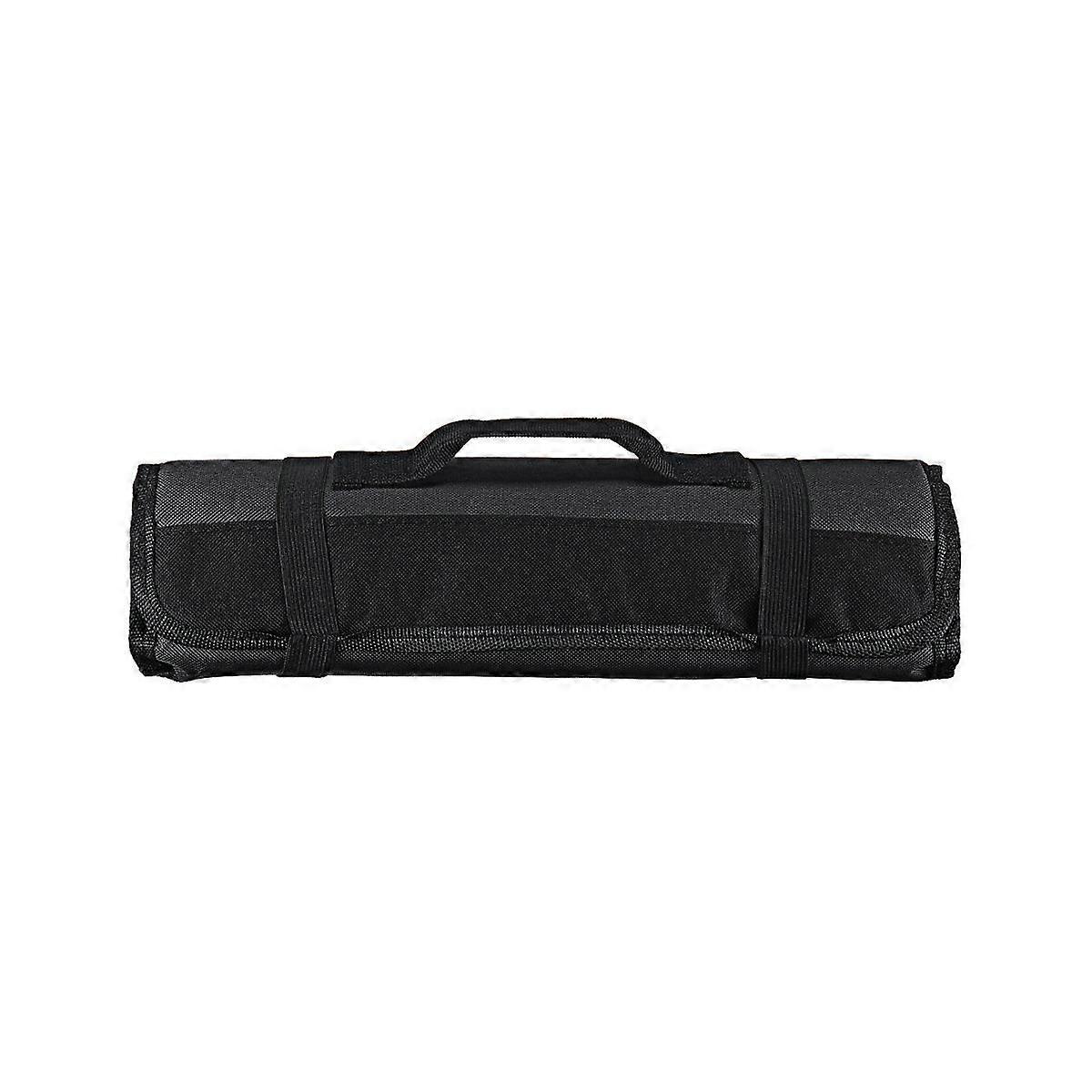 Professional Cutlery Chef Bag - Knife Roll Bag for Fits Up to 22 Knives Black Chef Storage Bag