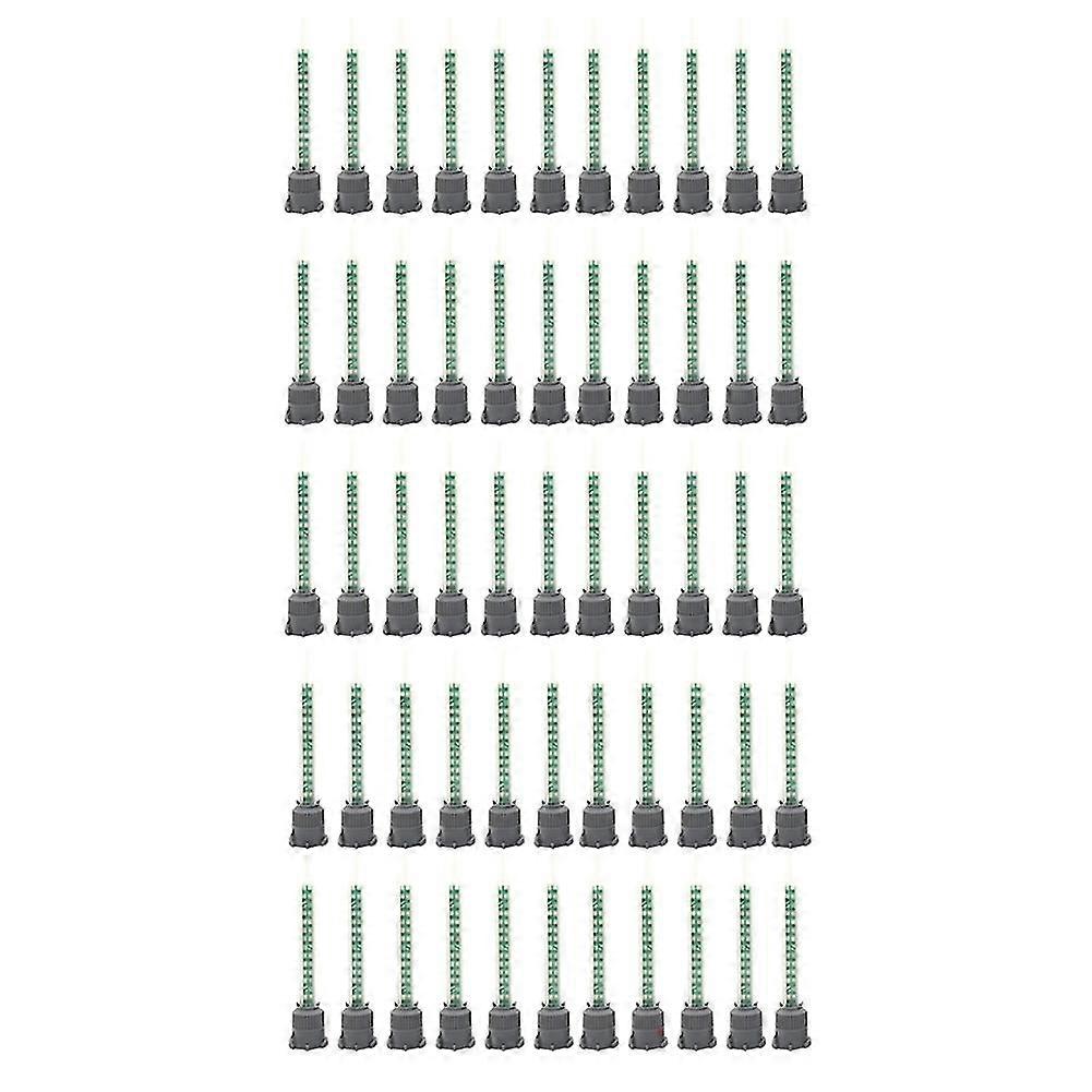 50Pcs Epoxy Adhesive Mixing Nozzle Static Mixing Nozzle MB5-16 Mixing Tube (1:1Ratio) for AB Glue Mixer