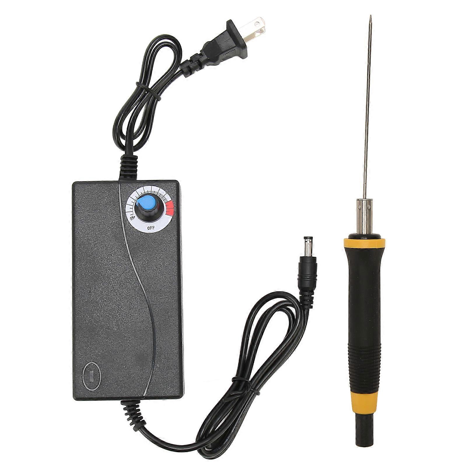Hot Knife Foam Cutter DC 12V 3A Quickly Heating Smoothly Cut Ergonomic Handle Foam Cutting Tool for Cutting Engraving 100240V US Plug 100240V