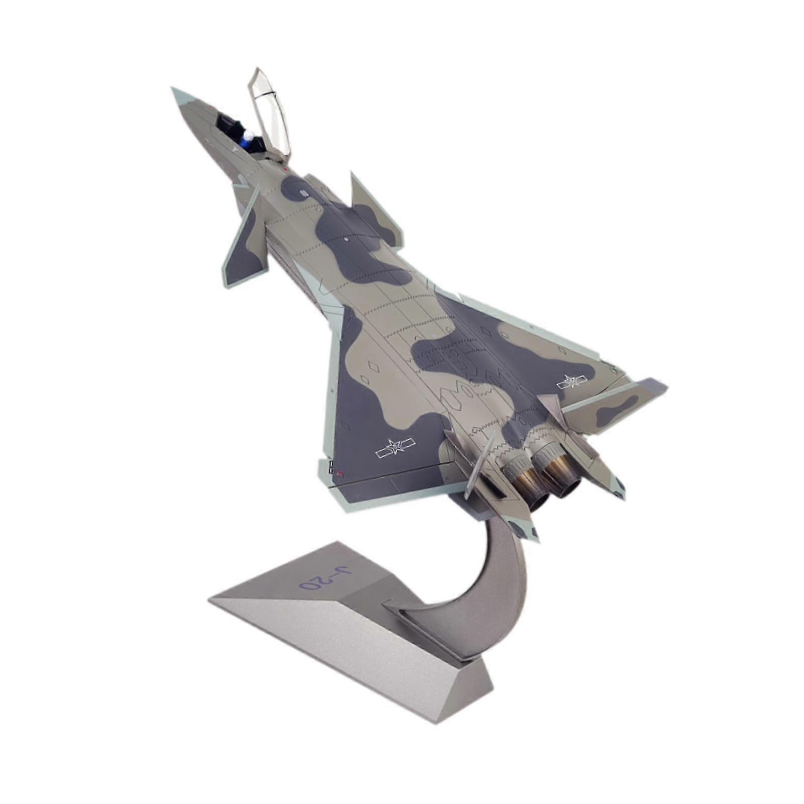 1/48 Fighter Model with Base Alloy Airplane Model for Bookshelf Bedroom Cafe