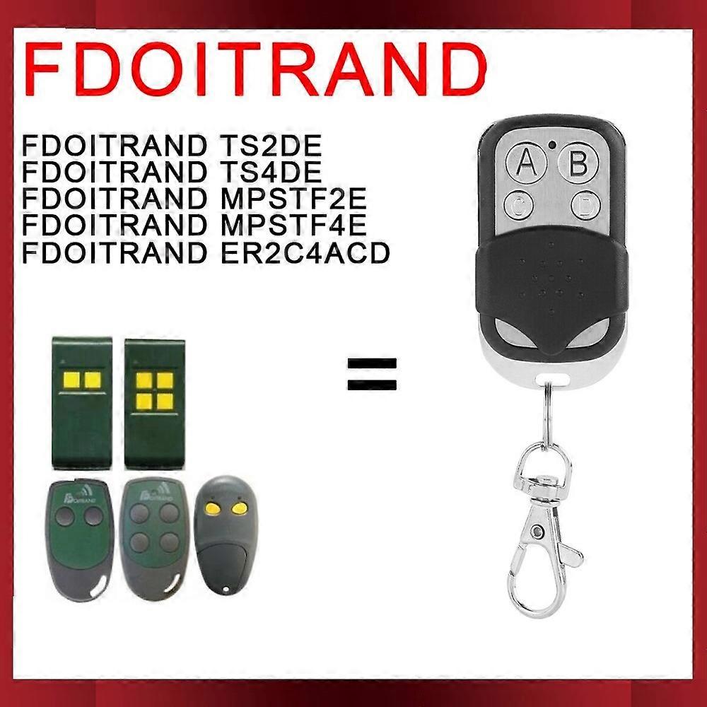 Copy For FDOITRAND TS2DE TS4DE MPSTF2E MPSTF4E ER2C4ACD Garage Door Remote Control Hand Transmitter 433.92MHz Fixed Code