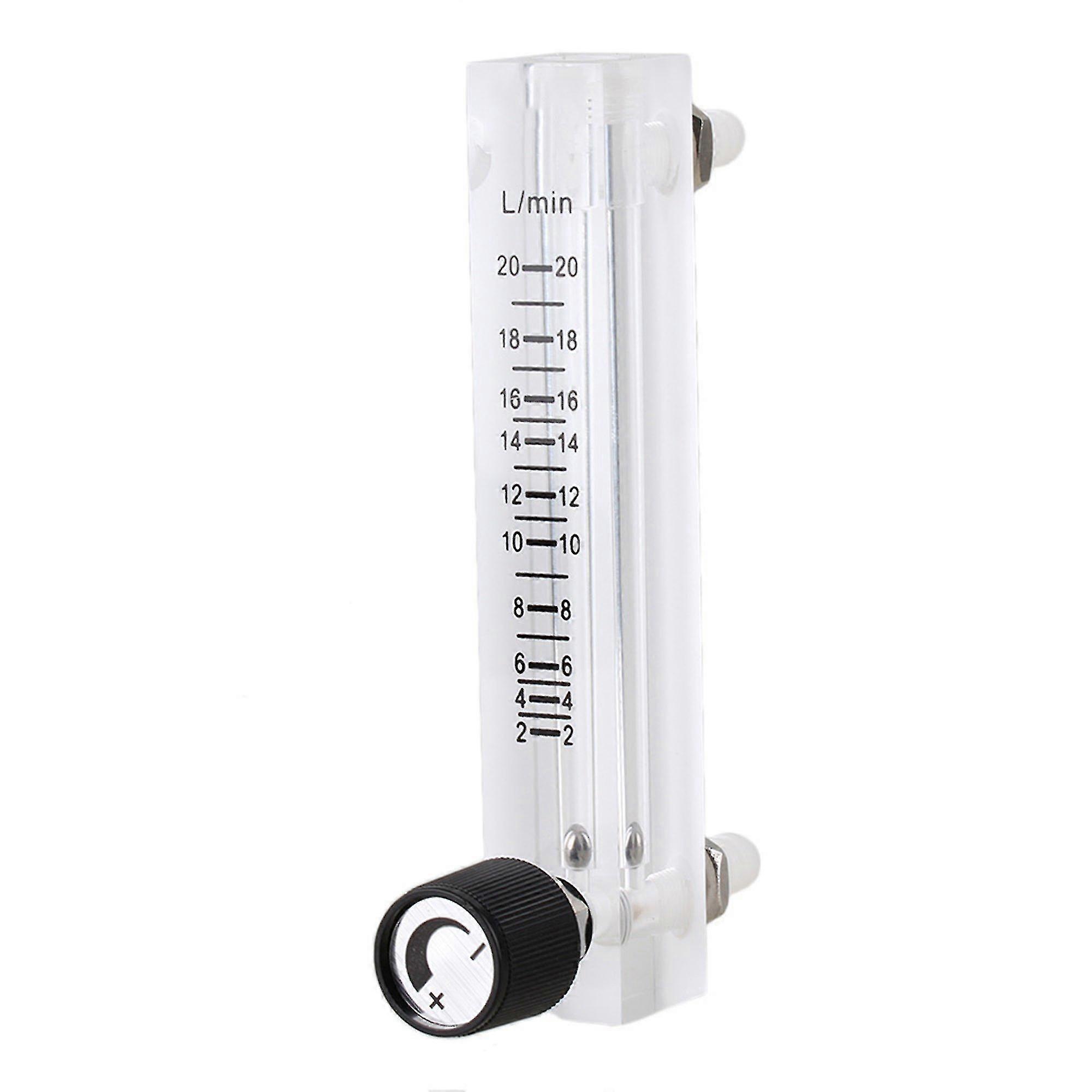 Lzq-7 Oxygen Flowmeter 1-20 Lpm Flow Meter With Control Valve For Oxygen Air Gas