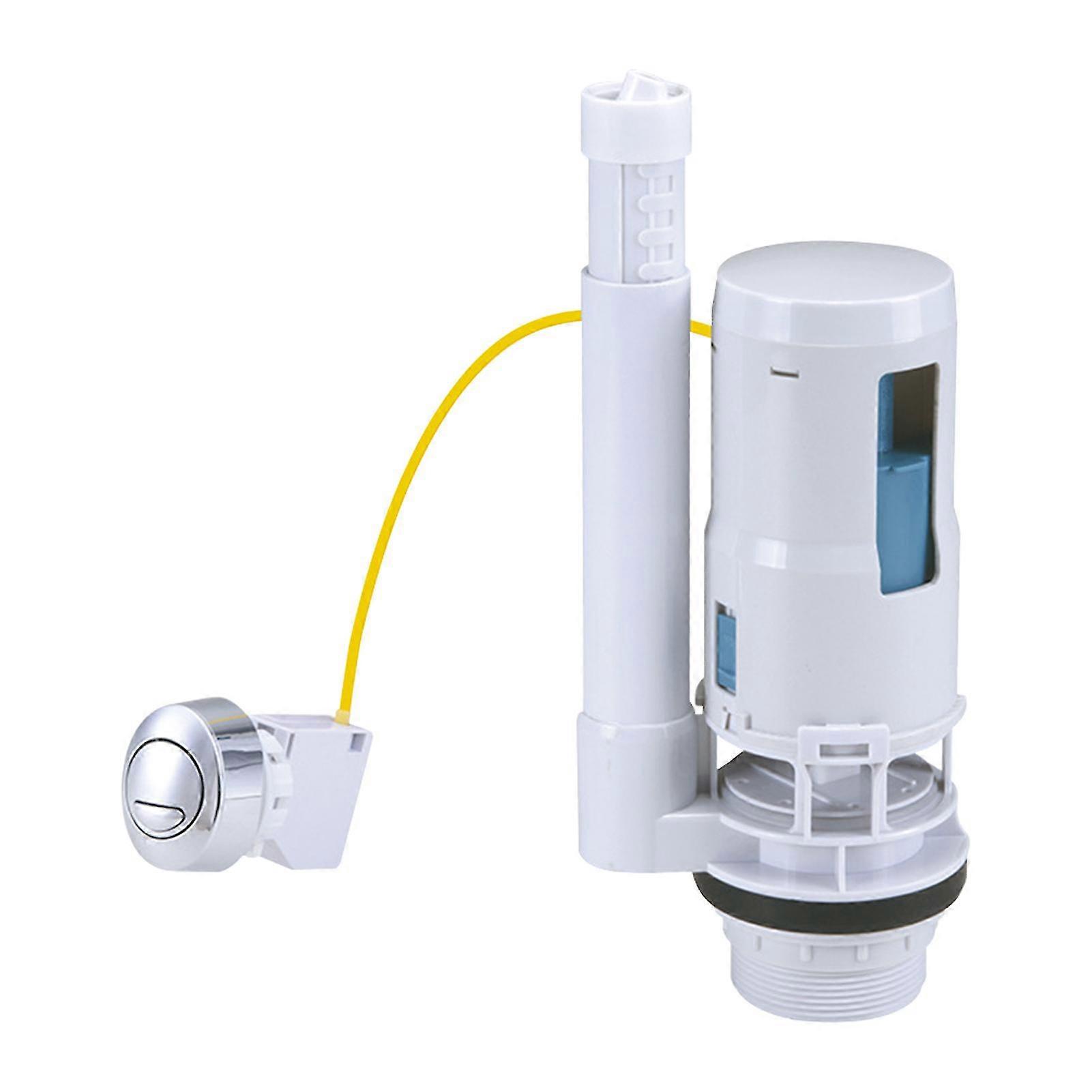 Abs Universal Practical Water Saving Toilet Flush Valve Dual With Push Button