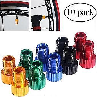 10st Presta ventiladapter cykelventil pumpventiladaptrar kontakter B