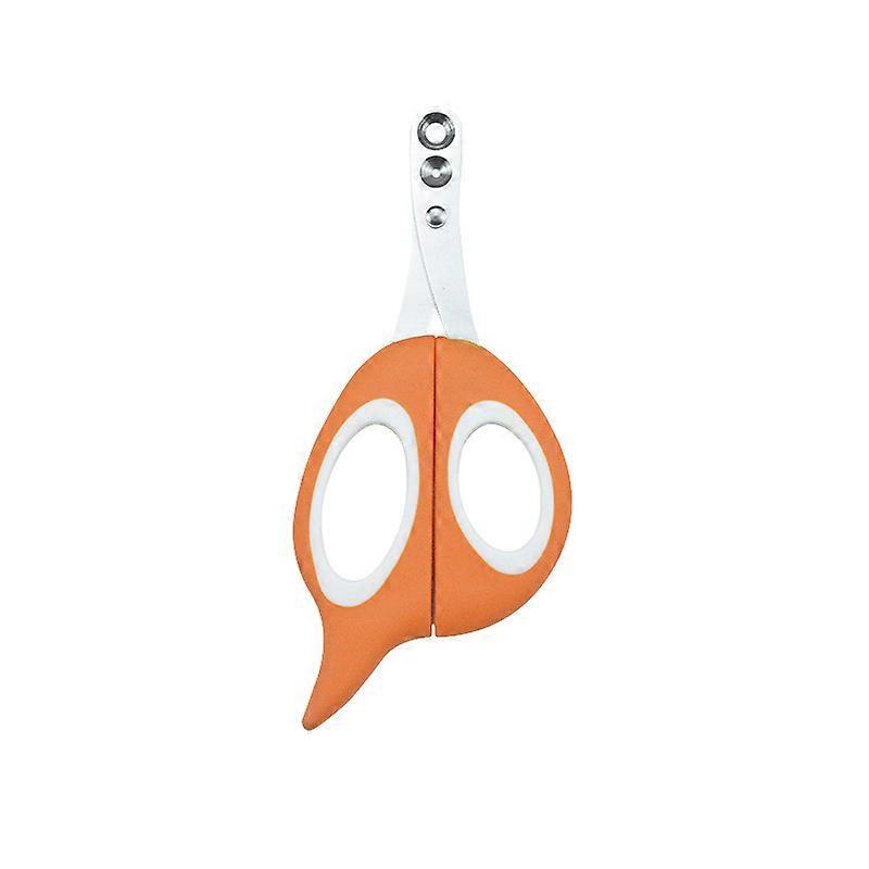 2 Conical Bores Scissors Clipper Cat Nail Trimmer Kitten Nail Clipper Paw Cutters Can Avoid Cutting Blood Lines Clippers Orange 16.2*7.5*1cm All Age