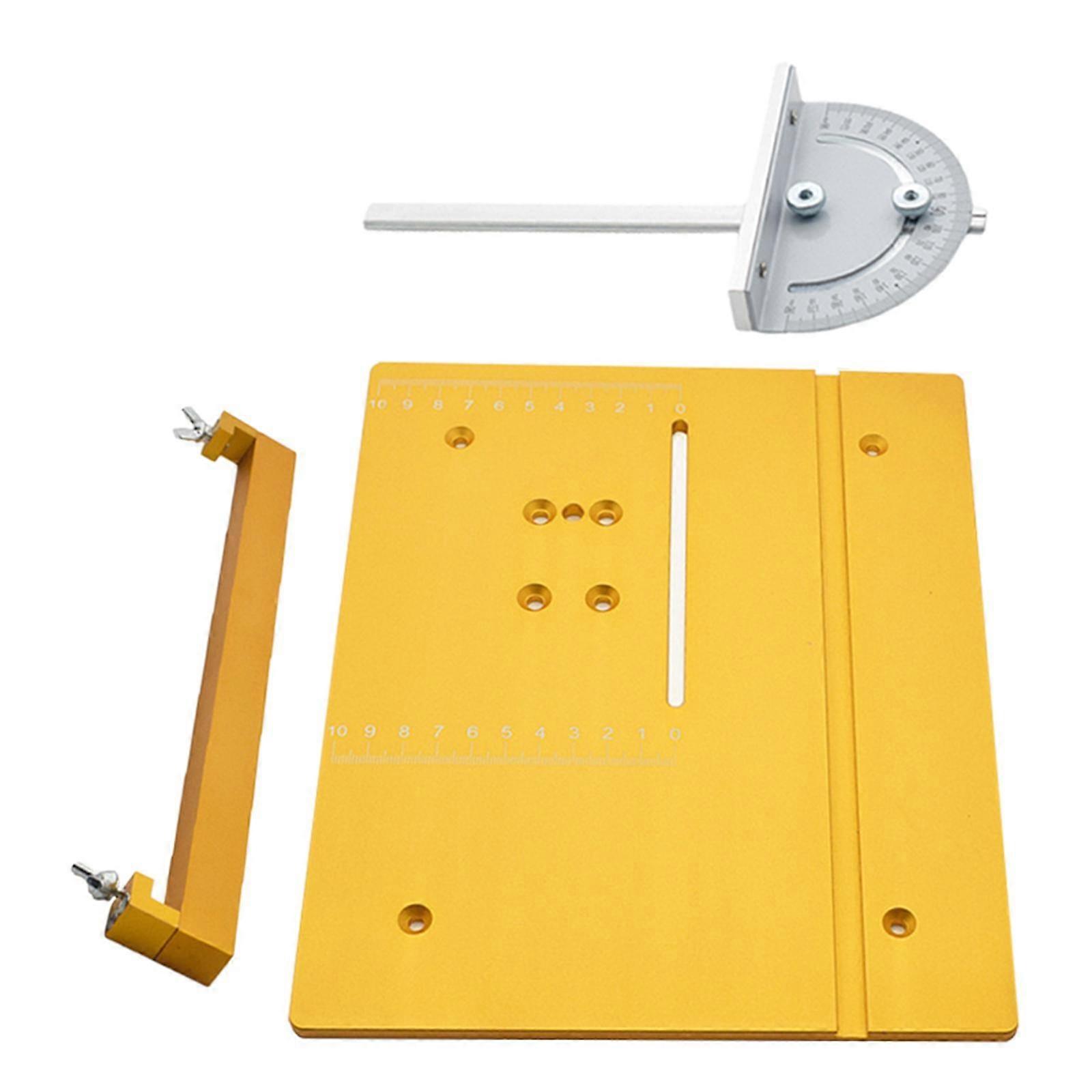 Table Saw Panel Circular Saw Table Pedal for Woodworking Machine Silver