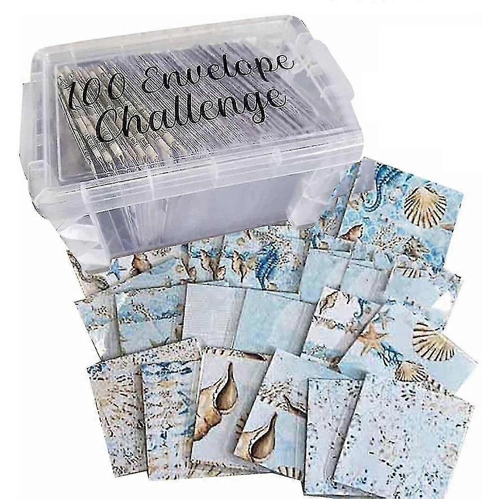 100 Envelopes Challenge Budget Planning Handbook Mastering The Progress With Storage Box For Repay A