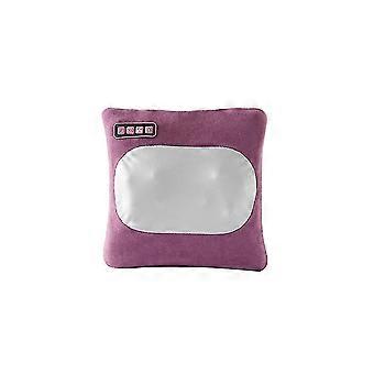Wireless Portable Massage Pillow, Waist And Back Massage Cushion, Car Home Kneading And Hot Compress Cervical Massage Pillow