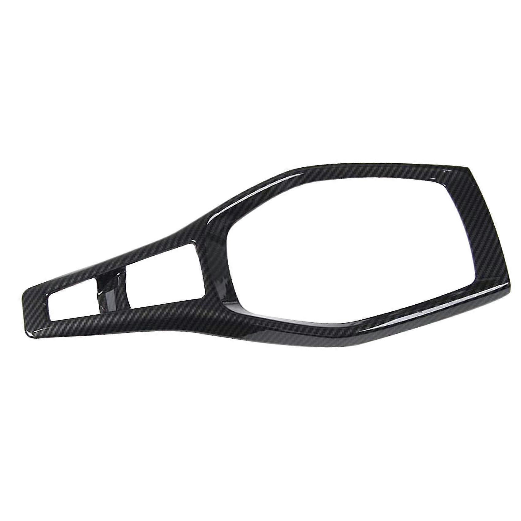 Carbon Fiber Gear Shift Box Knob Panel Cover Trim for 2017-2021