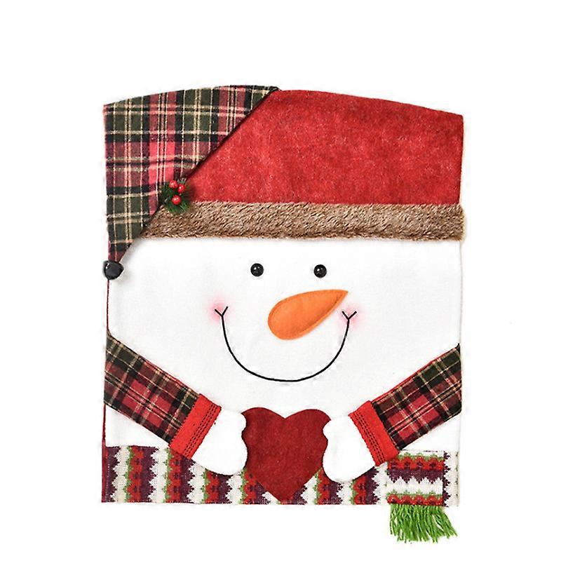 MIMIGO 1/3/6st Jul Stol Överdrag Överdrag, Herr Jultomten Hatt Jul Stol Tillbaka Överdrag För Jul Dekoration Hem Kök Inredning