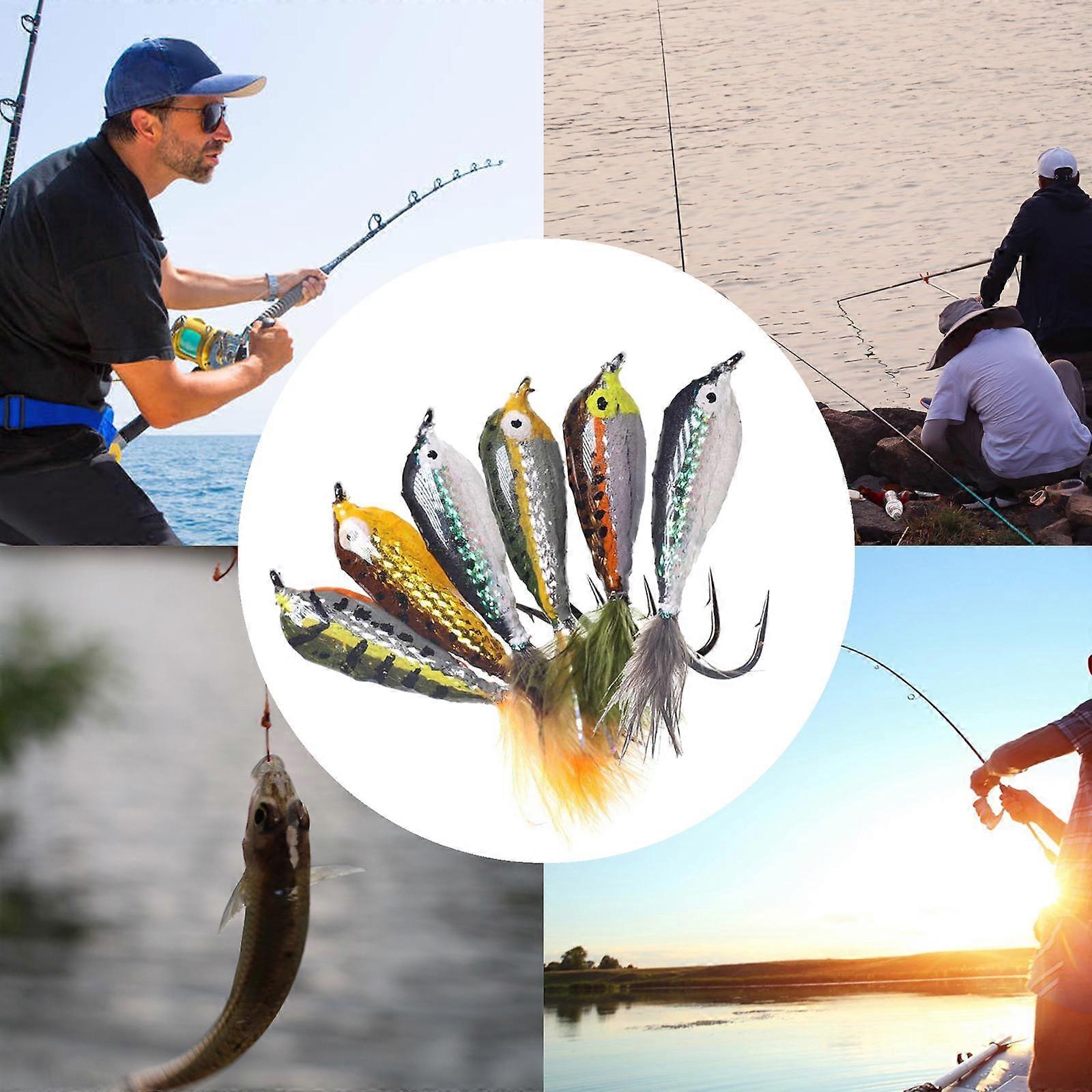 Flugfiske Rovdjursfiske Gäddabborre med fjäderset Flugfiske Öring Flugor - 4st A