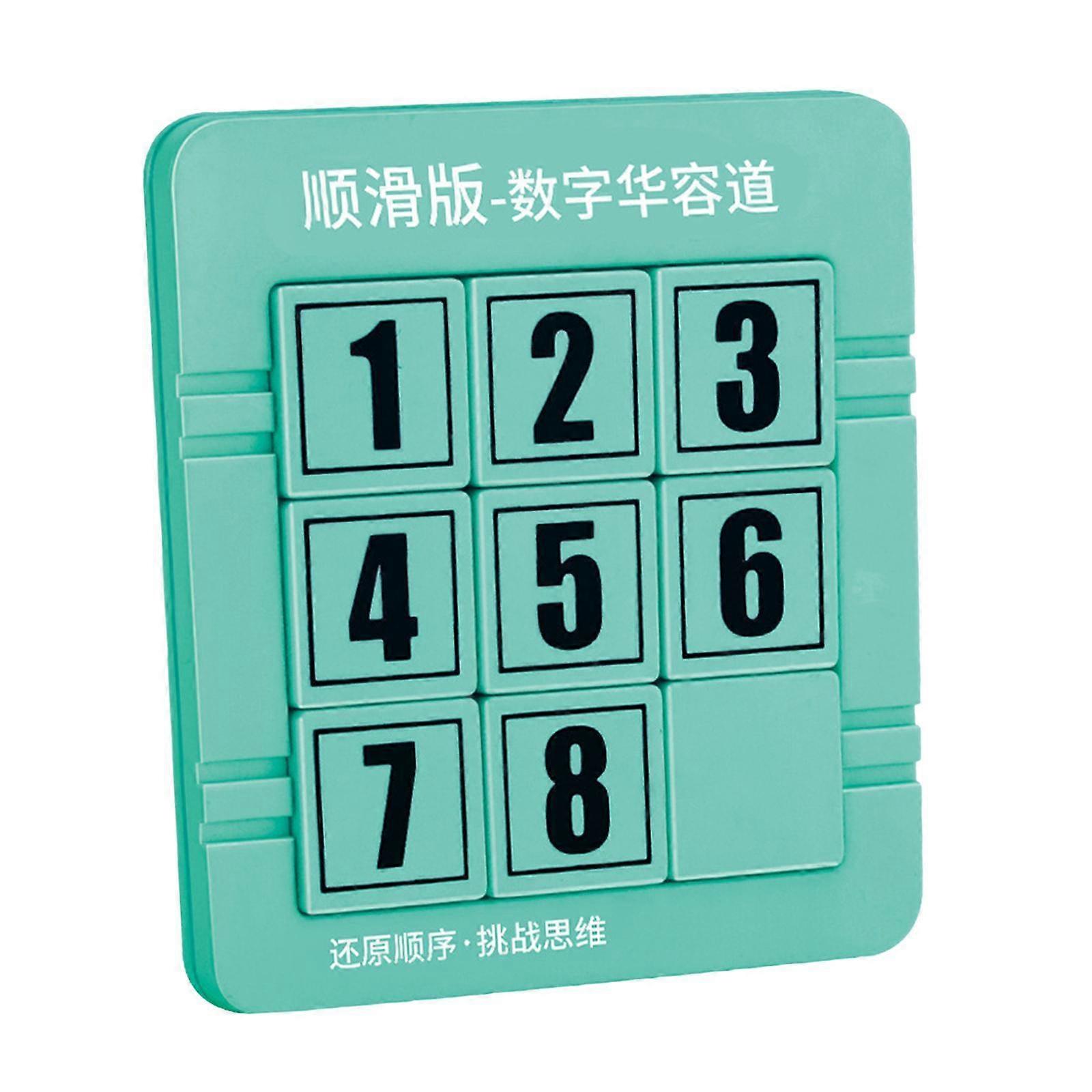 Sliding Number Puzzle Travel Toy Educational Tangram Jigsaw Intelligence 3 Step
