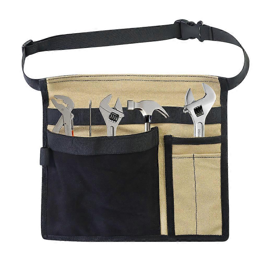 5-Pocket Single Side Tool Belt Pouch/Work Apron for Carpenters - Convenient and Practical