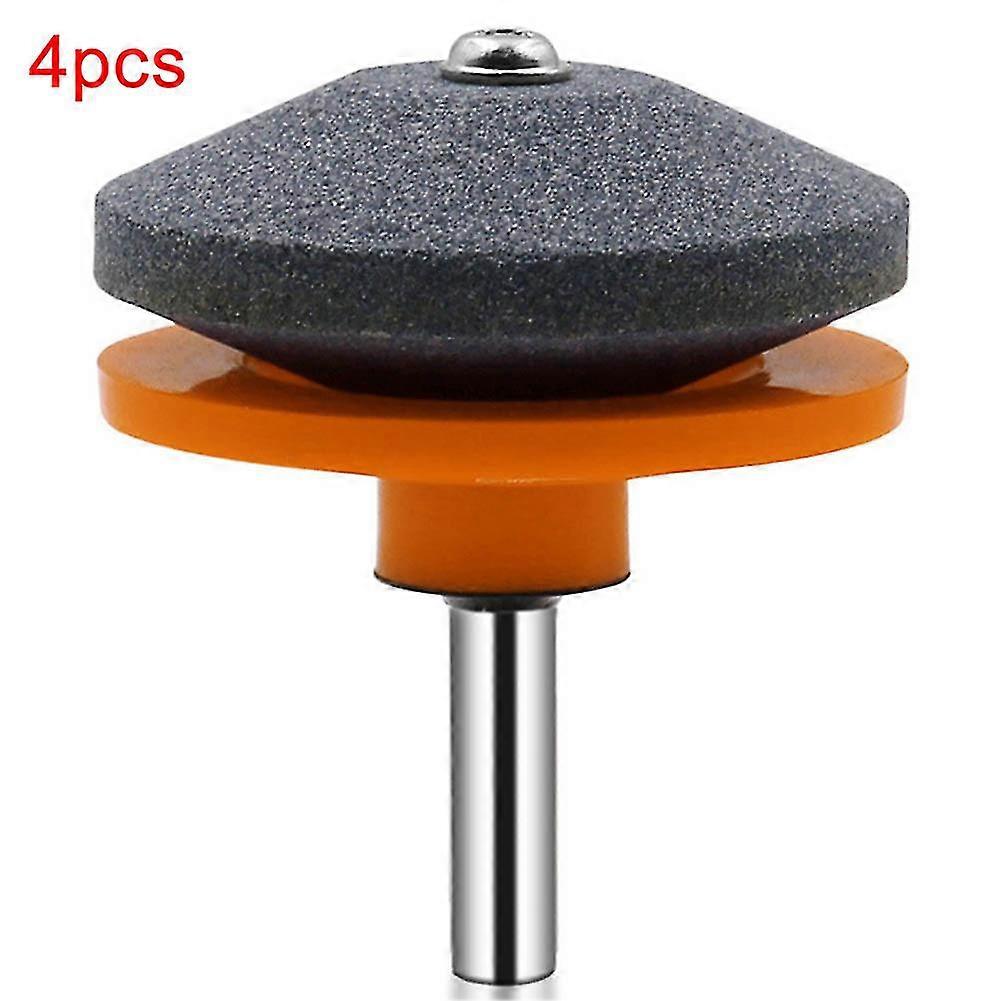 Universal Lawn Mower Blade Sharpener - 4pcs/set for Power Drill and Scissors