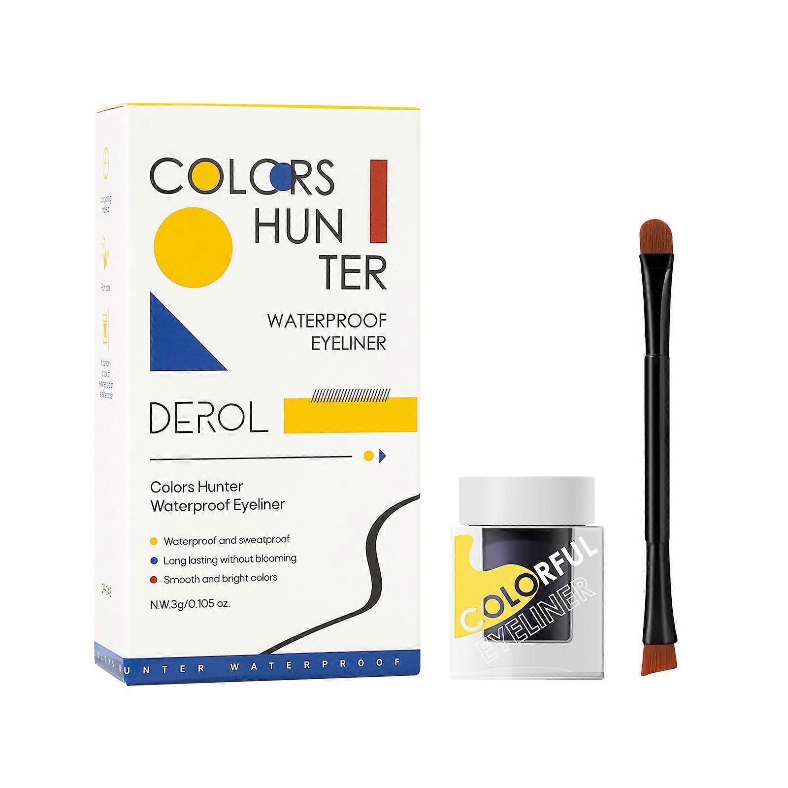 Eyeshadow Stick Eyeliner With Brush Is Easy To Fade Easy To Eyeliner Dizzy Easy To Quick-drying Eyeliner