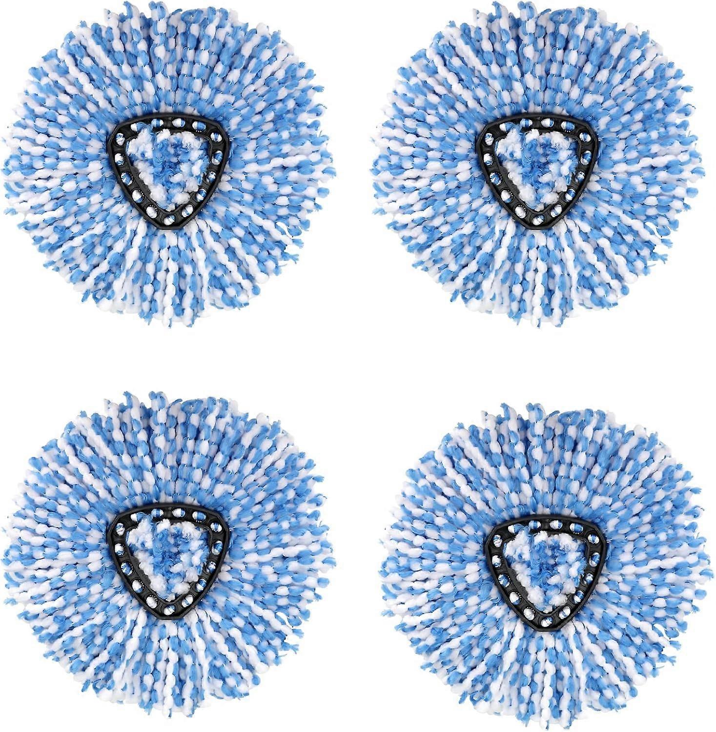 Pack O-Cedar EasyWring RinseClean Microfiber Mop Replacement Heads for 2-Tank System (Blue)