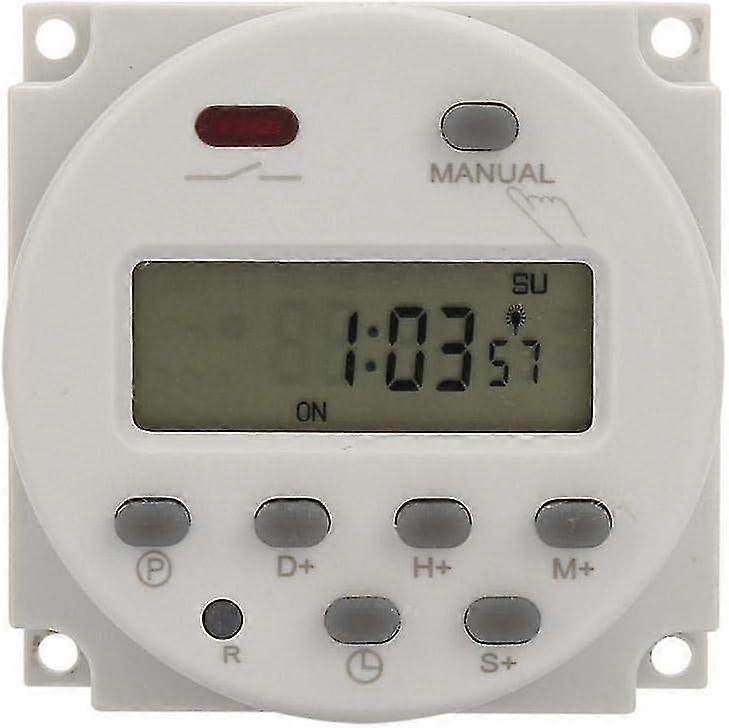 mini Programmable Timer Switch, 1 Second To 168 Hours, Electronic Automatic Time Control Device, 5v 12v 24v 110v 220v, Digital Wall/on Timer (12v