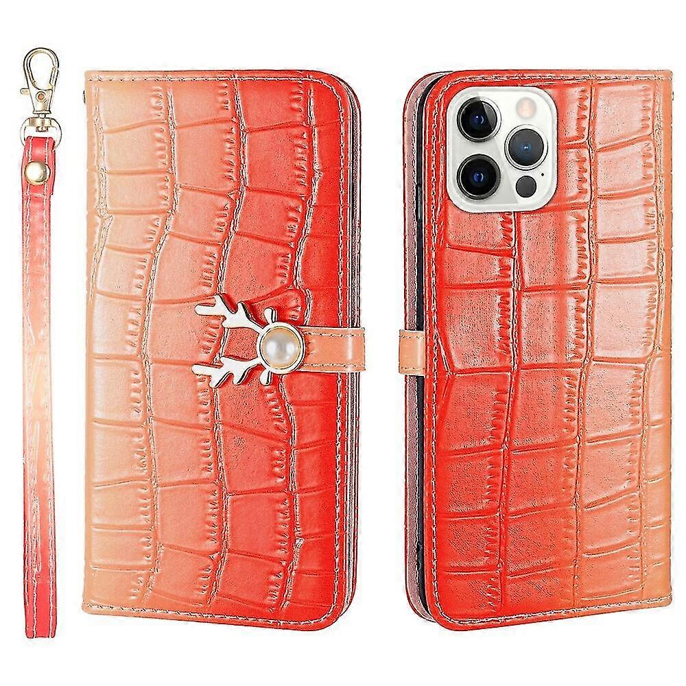 Nueva funda compatible con Iphone 13 Pro Deer Designer Pattern Leather Cover