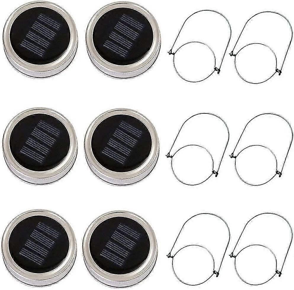 Ycxydr Solar 20led Lamp String Mason Lids Outdoor Tree String Patio En Rat 6 In Glass Comprising Al